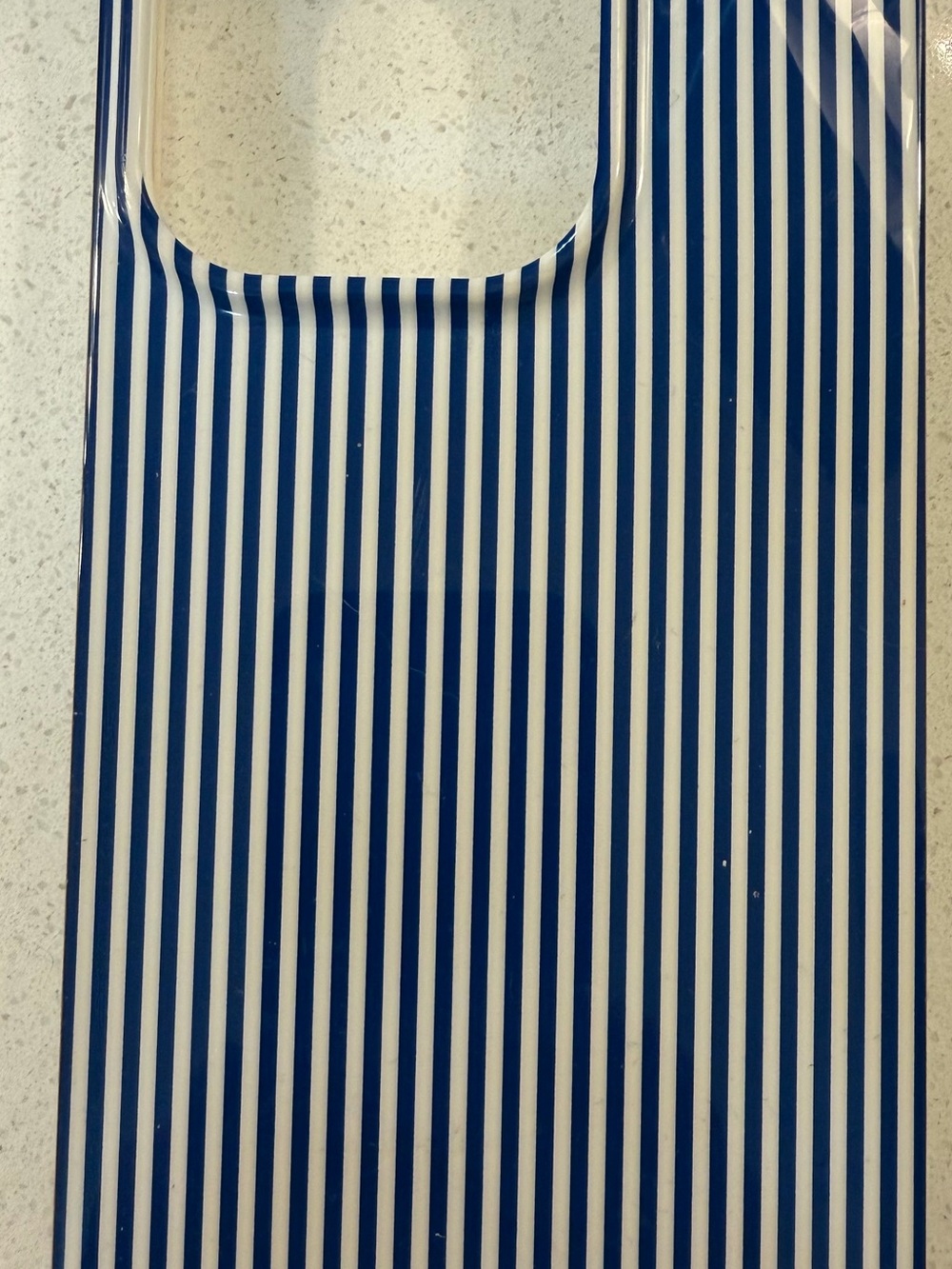 Striped Blue and White Phone Case Cover